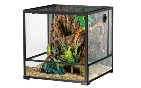ReptiZoo Glasterrarium 61x61x61cm, zerlegbar - verschickbar! RK242424 (ohne Inhalt)