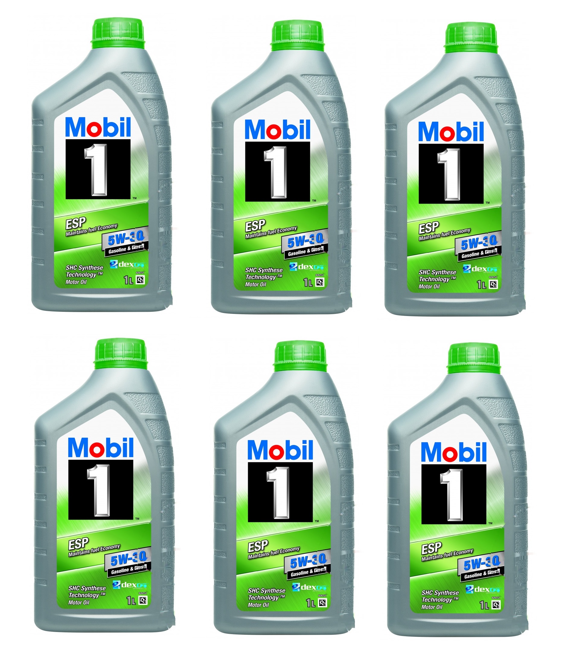 6l Mobil 1 ESP 5W30 Motoröl 6x1L Flasche