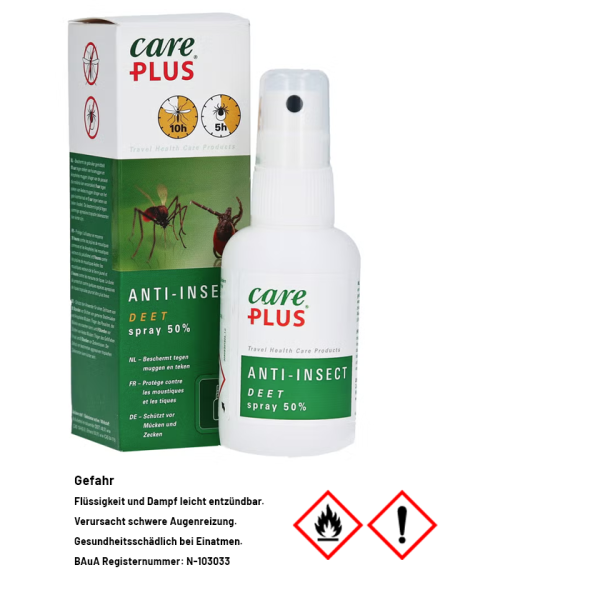 CARE PLUS CP® Anti-Insect Deet 50% Spray