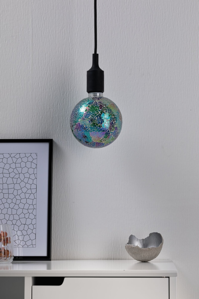 Paulmann LED Globe Ø 130 mm, 5W = 40W, 470 lm, E27, Miracle Mosaic Mix, dimmbar Produktabbildung 5