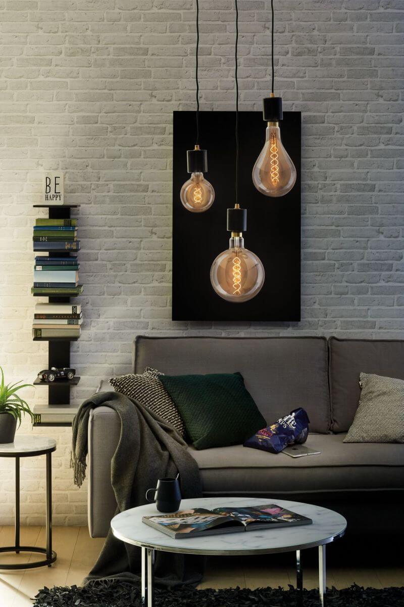 Paulmann LED Globe Doppelspirale 4W = 25W, 250 lm, E27, Gold, Goldlicht (2000 K), dimmbar Produktabbildung 3