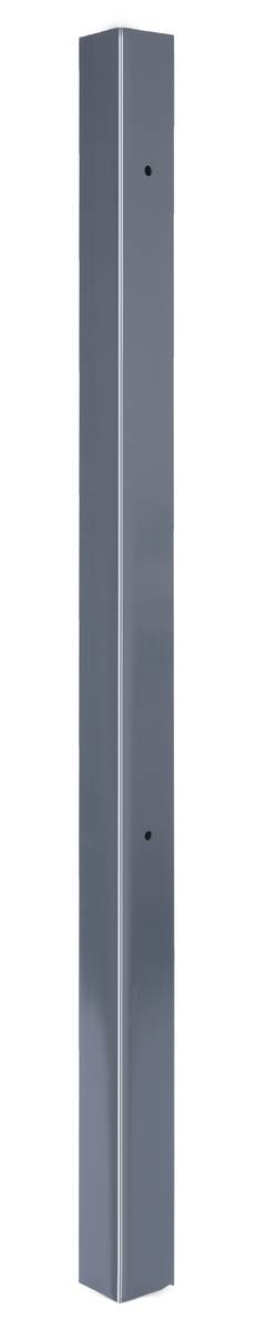 Alberts Klobenpfosten für Doppeltore, Schmuckzäune Chaussee+Circle, 100+120cm H, Anthrazit+Schwarz Produktabbildung 1