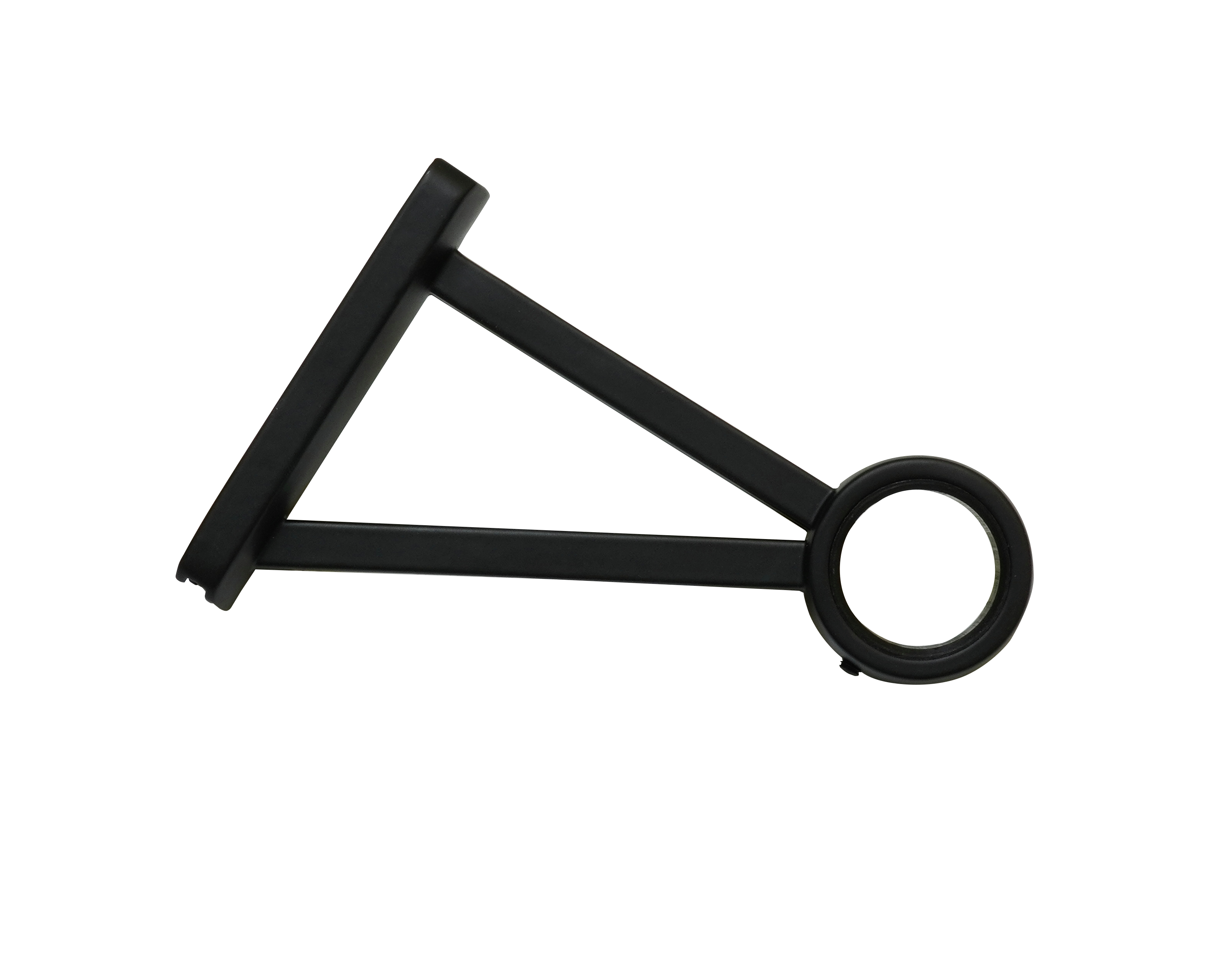Gardinia Träger Triangle geschlossen für Ø 25 mm schwarz-matt Produktabbildung