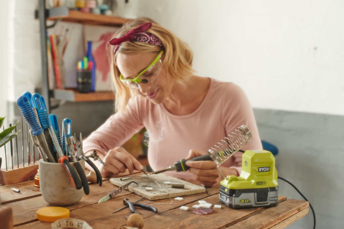 2A-Ware Ryobi Akku-Lötkolben One+ 18 V, ohne Akku R18SOI-0 Produktabbildung 2