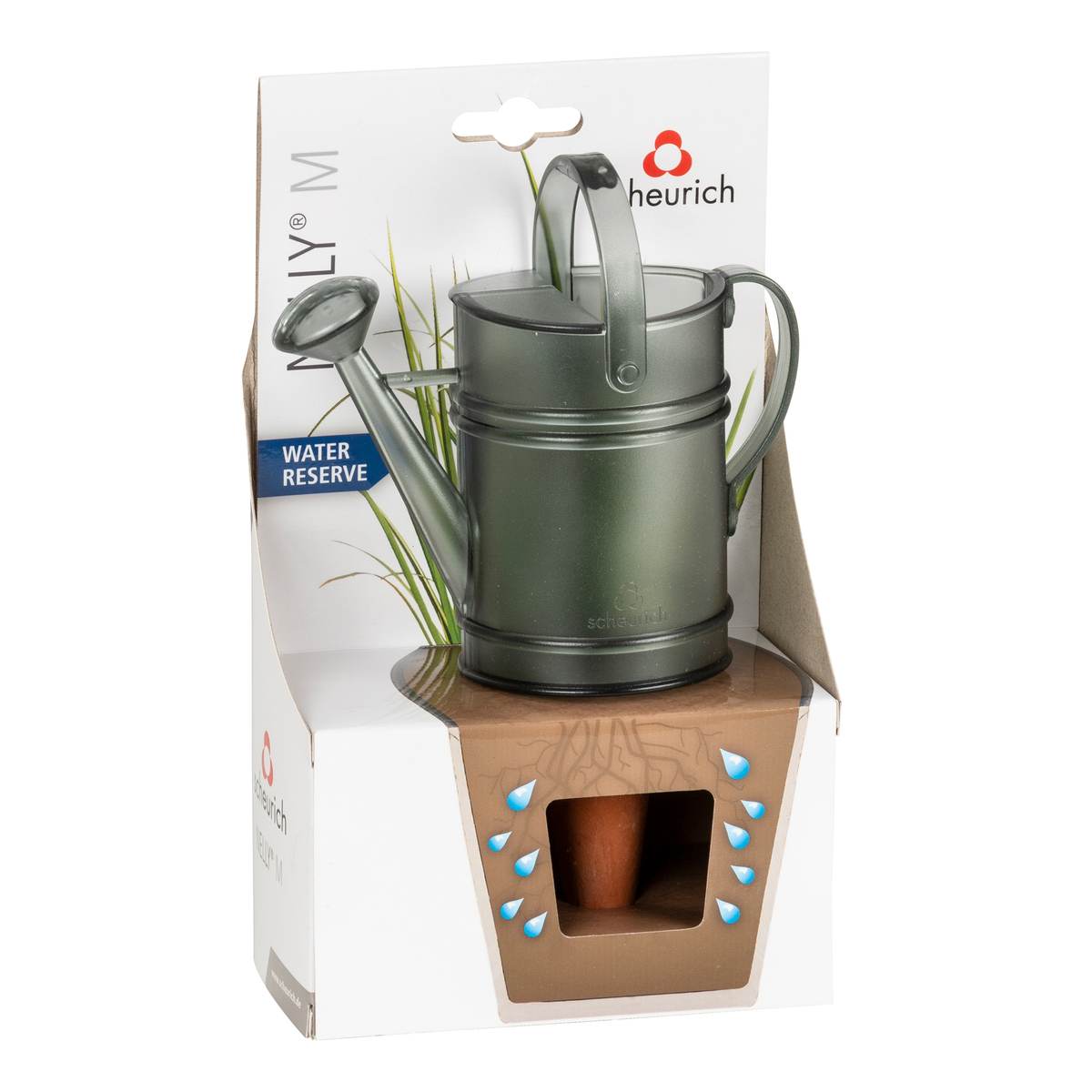 Scheurich Nelly M Wasserspeicher zur Pflanzenbewässerung, 5er Aktions-Set Wasserspender, 0,2l,  Grau Produktabbildung 3