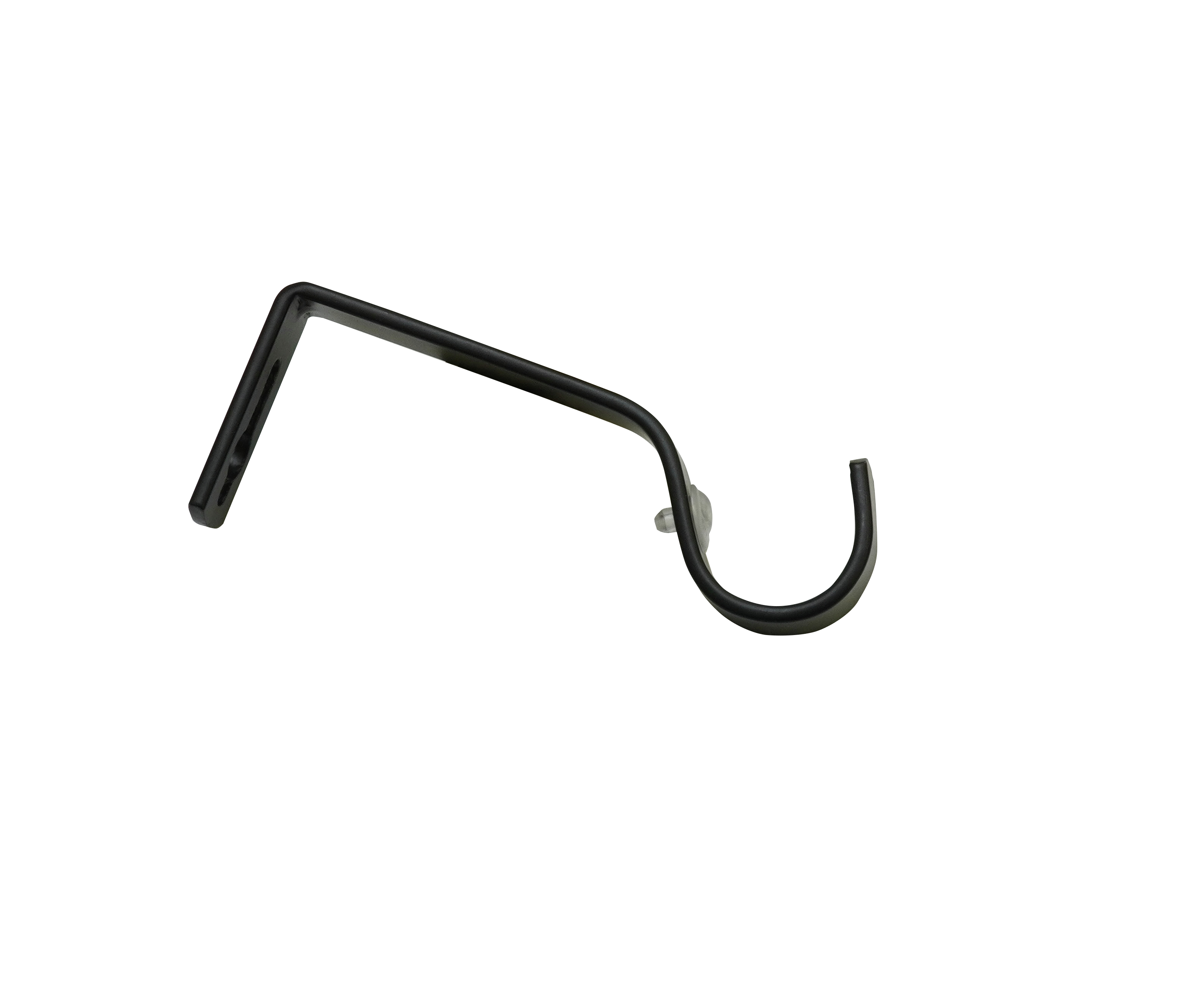 Gardinia Winkelträger für Ø 25 mm schwarz-matt 2 Stück Produktabbildung