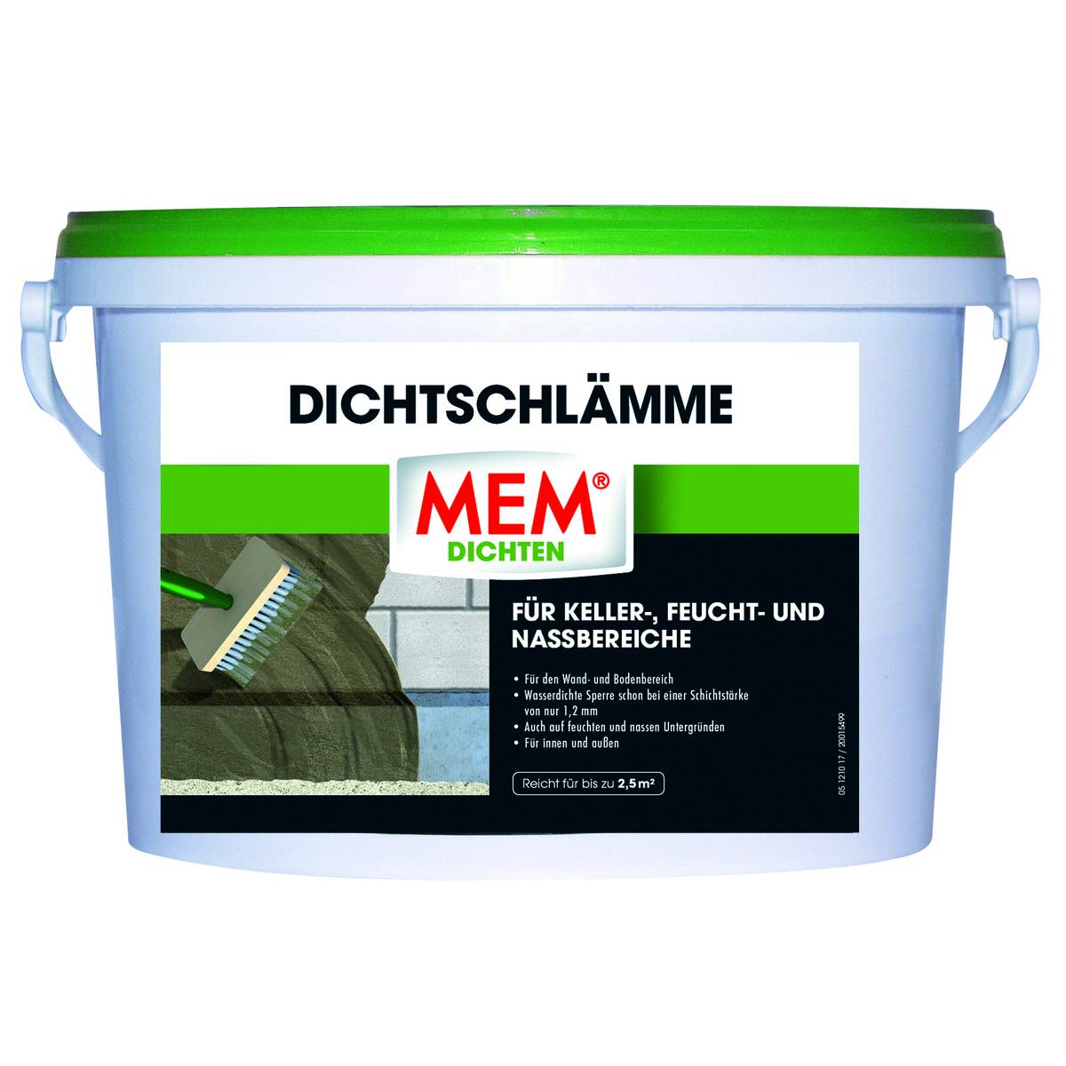 MEM DichtSchlämme 5 kg oder 25 kg faserverstärkte AbdichtSchlämme