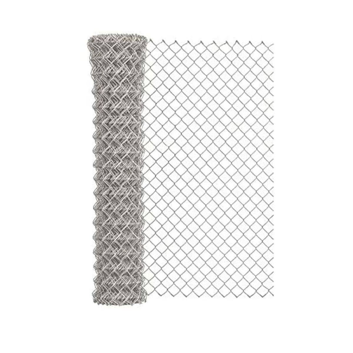 Alberts Maschendraht-Geflecht, Verzinkt, Höhe 80 cm, Länge 10 m, Viereck-Geflecht, Stahl Produktabbildung 1