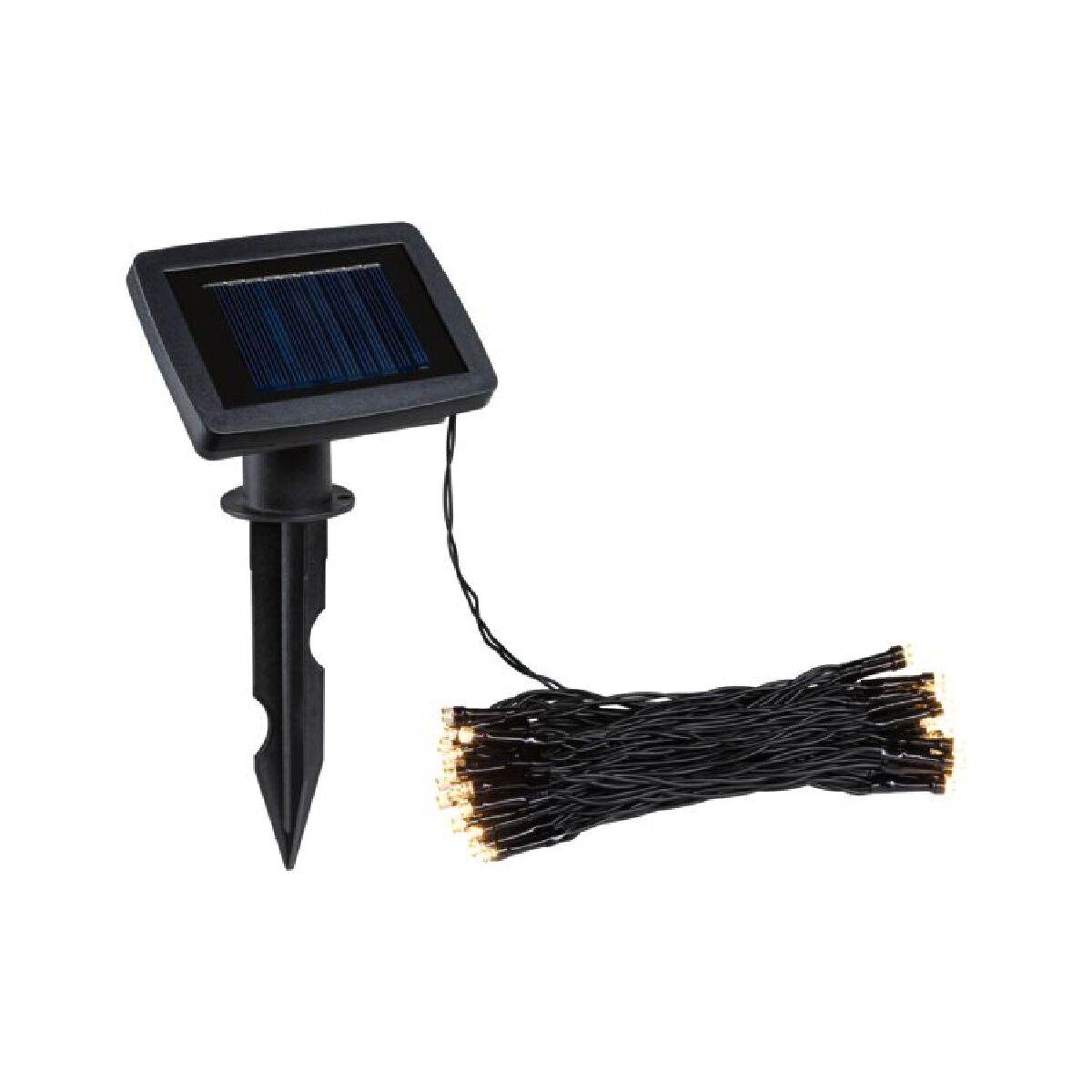 Paulmann Solar LED Lichterkette Aurinka inkl Dämmerungssensor mit 60 oder 200 LEDs | 3000 K | IP44 Produktabbildung 1