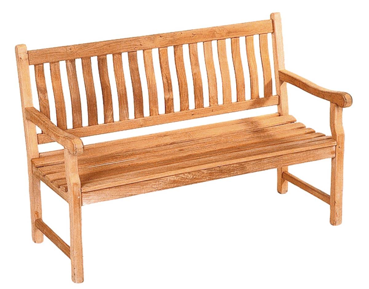 YOURSOL by deVries Bank Mendip, Sitzbreite 130 - 180 cm, Teak natur, witterungsbeständig, Gartenbank Produktabbildung