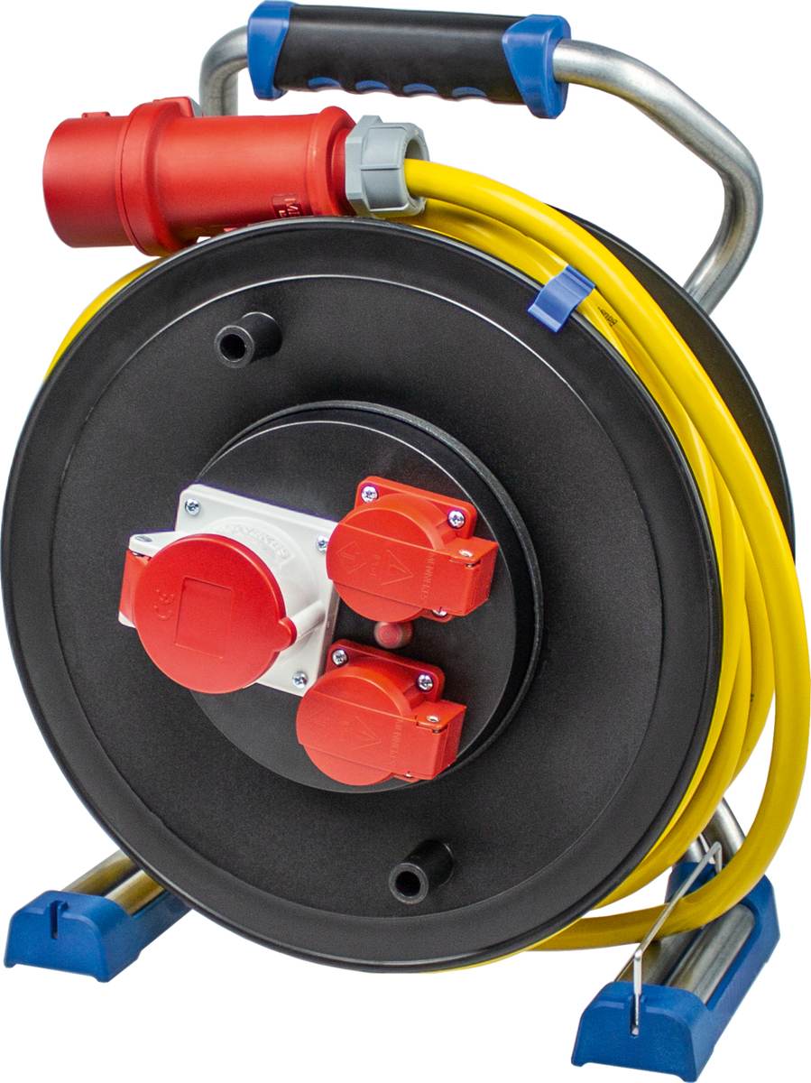 AS Schwabe Xperts CEE-Kunststoffkabeltrommel 400 V, 25 m, IP44 Produktabbildung 1