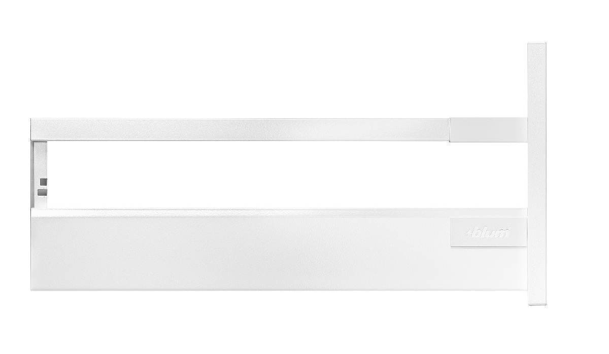 Blum TANDEMBOX antaro Frontauszug Reling C mit Vollauszug TIP-ON BLUMOTION, INSERTA, Seidenweiß Produktabbildung 2