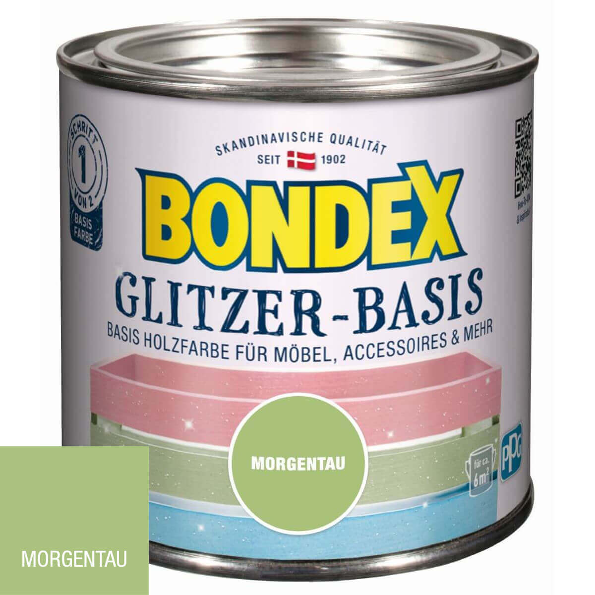 Bondex Glitzer-Basis, 0,5 l, Morgentau Produktabbildung 6