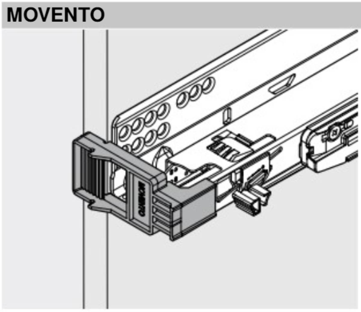 Blum Fronstpaltlehre für TIP-ON BLUMOTION, LEGRABOX und MOVENTO, Positionierungslehre Produktabbildung 4