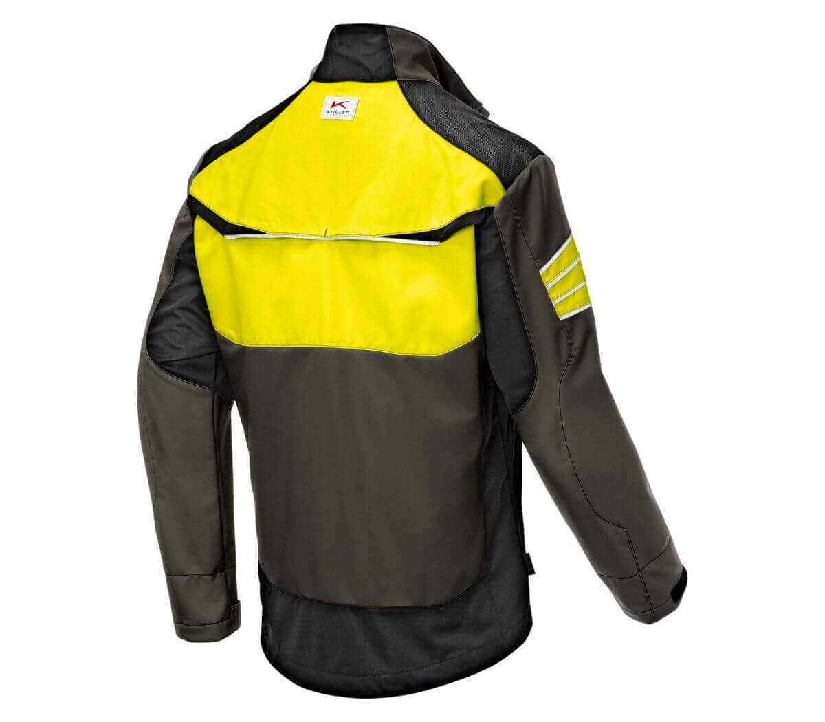 KÜBLER FOREST Ultrashell Jacke | Arbeitsjacke in Rot oder Oliv mit Reflektorstreifen Produktabbildung 2