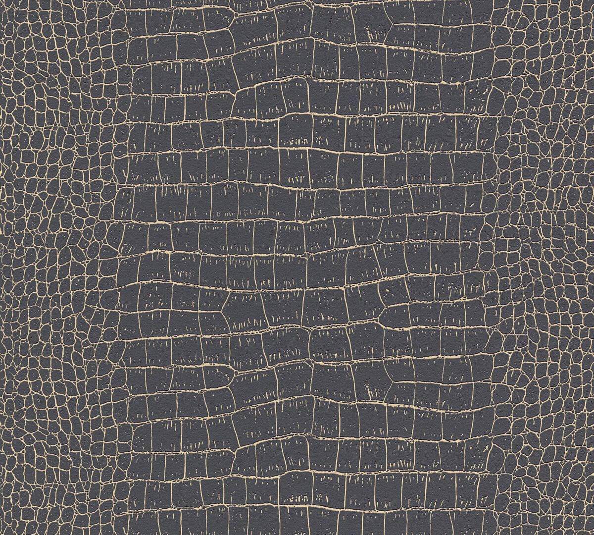 AS Creation Tapete | Vintagetapeten Metallic Schwarz | Trendwall Produktabbildung 1
