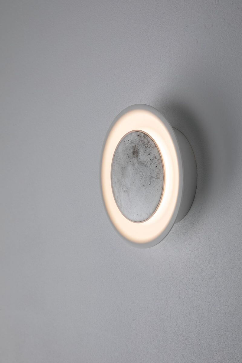 Paulmann Neordic Wandleuchte Tiril LED 6,3W Betonoptik Weiß matt-Grau-Kupfer Produktabbildung 3