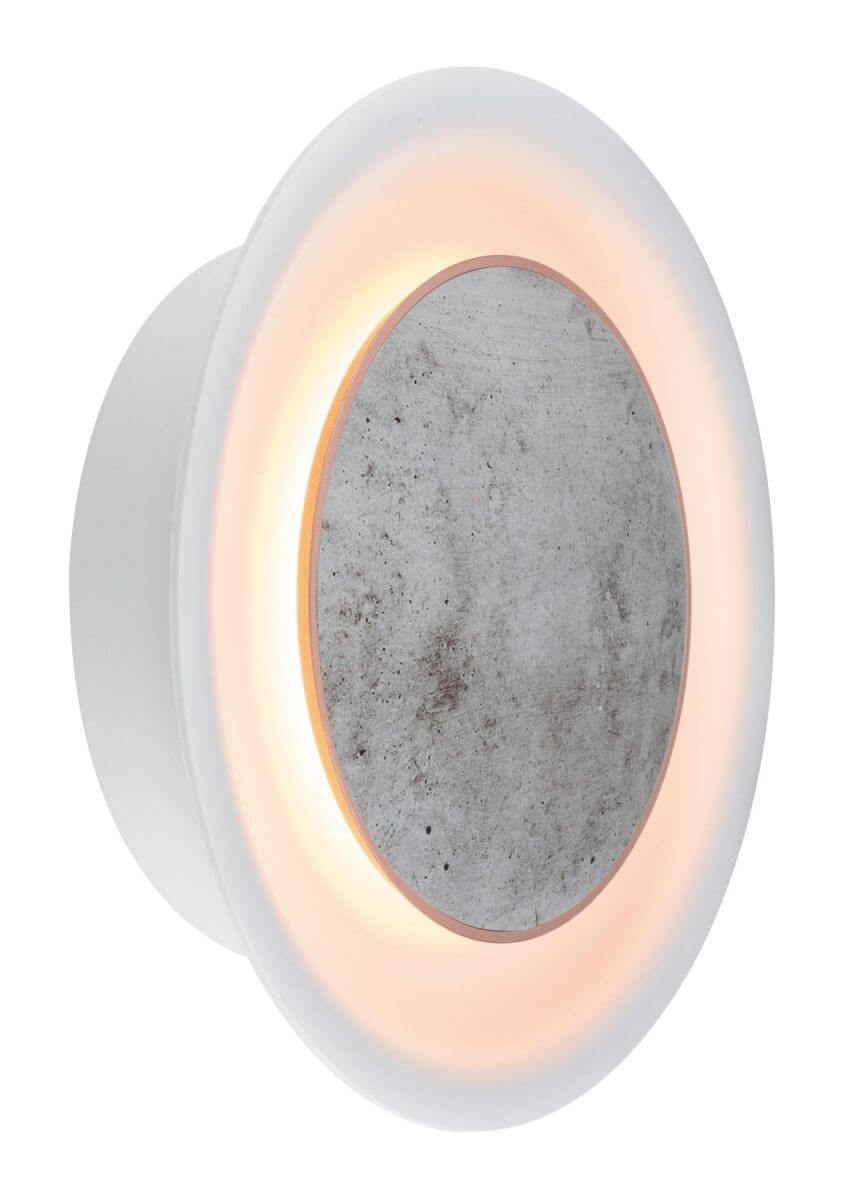Paulmann Neordic Wandleuchte Tiril LED 6,3W Betonoptik Weiß matt-Grau-Kupfer Paulmann Neordic Wandleuchte Tiril LED 6,3W Betonoptik Weiß matt-Grau-Kupfer