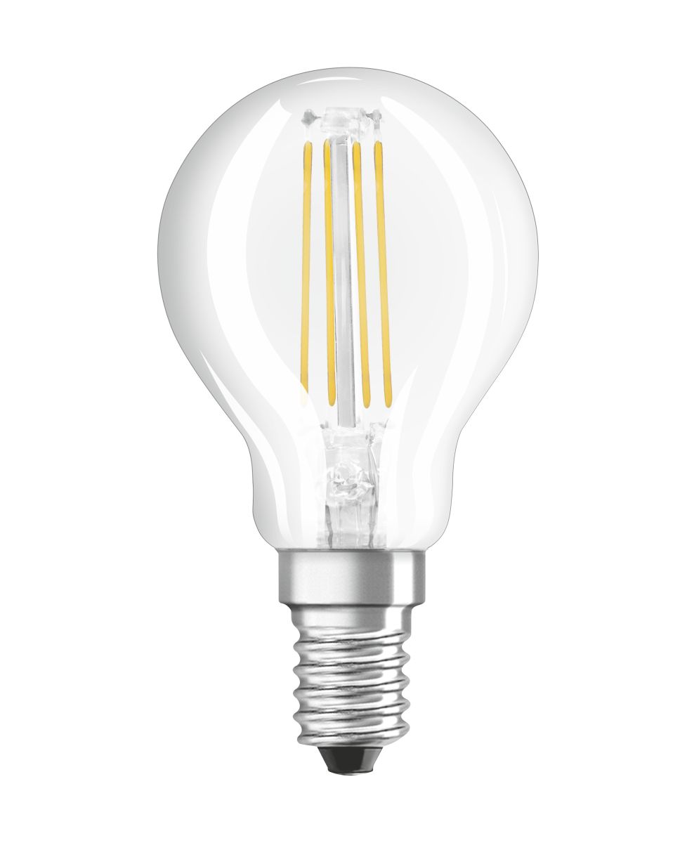 Osram 6er Pack LED BASE CLASSIC P 4W = 40W E14 Miniball 470lm 2700K Warmweiß Produktabbildung 3