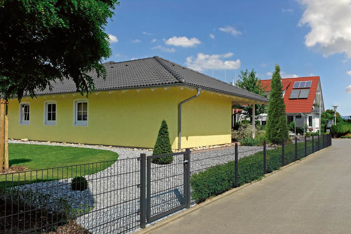 Alberts Komplettset Doppelstabmattenzaun Anthrazit, 2 m Matten, Höhe 200 cm, Länge 6 m Produktabbildung 4