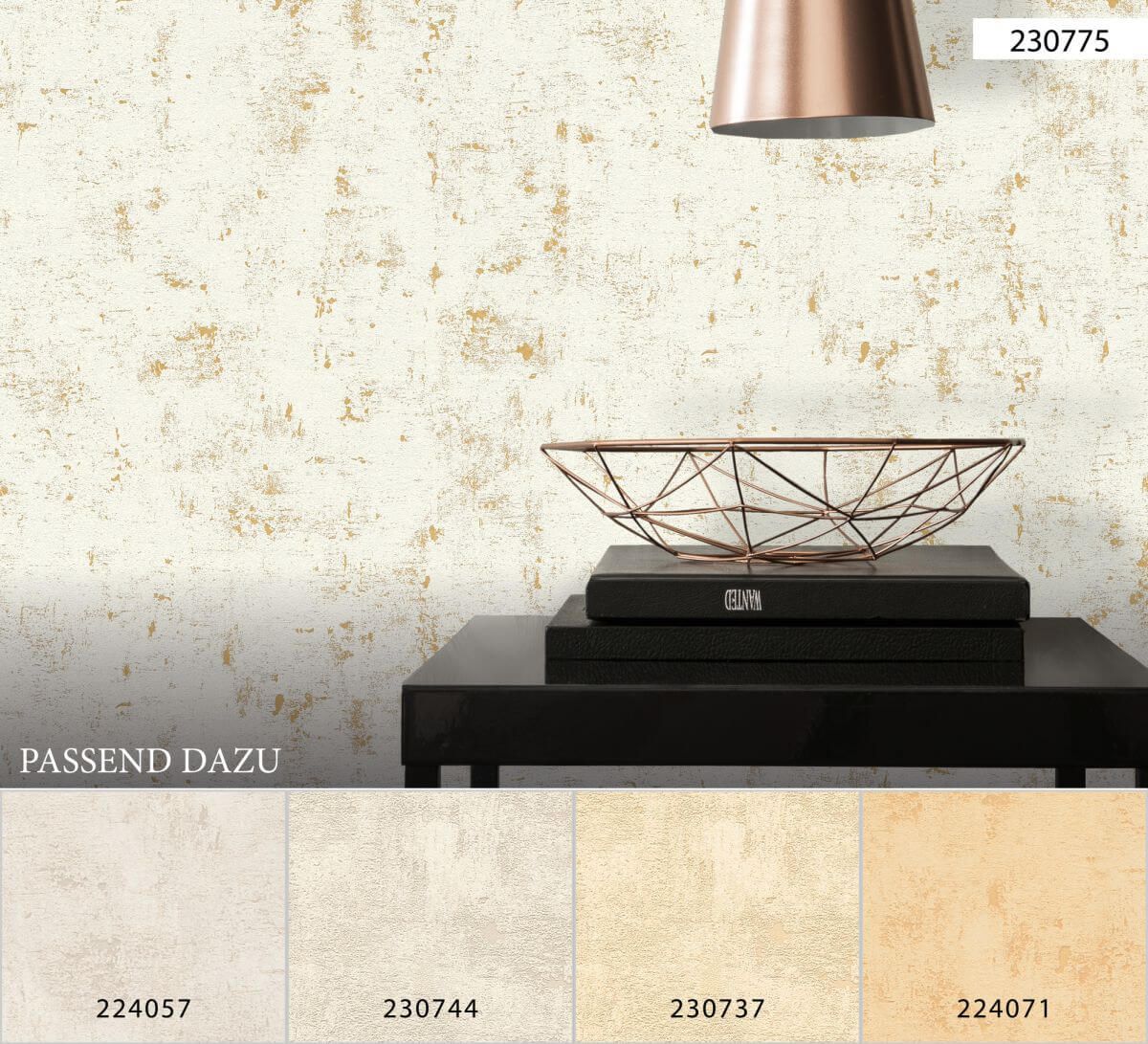 AS Creation Blooming Beige | Einfarbige Tapete Produktabbildung 7