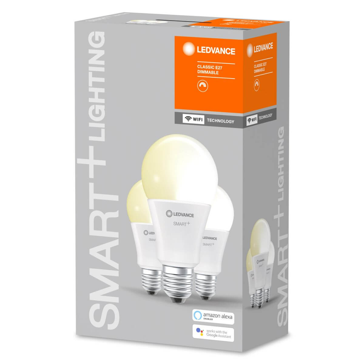 Ledvance 3er Pack SMART+ WiFi LED Classic A100, 14 W = 100 W, 1521 lm, E27, Warmweiß, 2700 K Produktabbildung 6