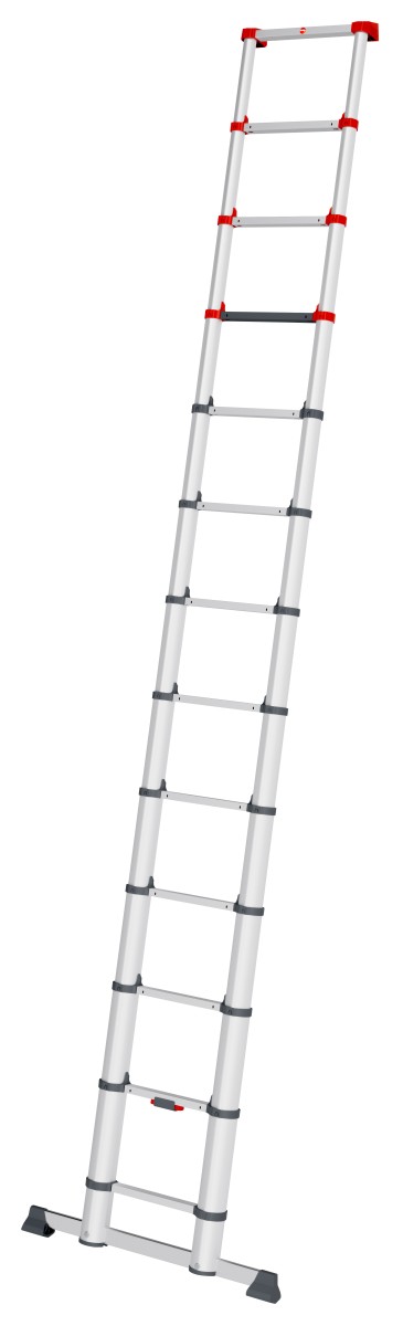 Hailo 2A-Ware T80 FlexLine Alu-Sicherheits-Teleskopleiter, 13 Sprossen, Haushaltsleiter Aluminium Produktabbildung 4