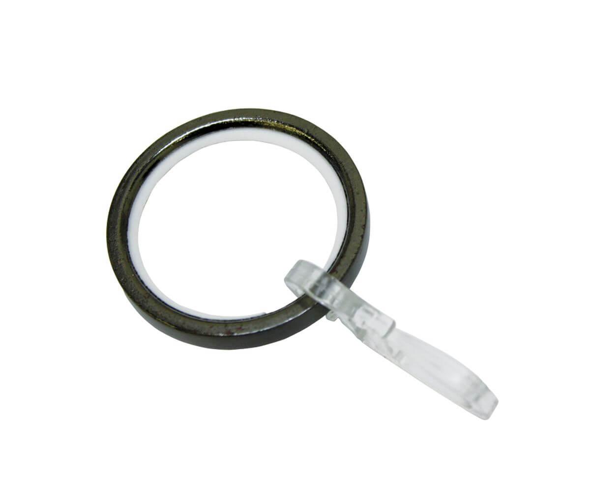 Gardinia Chicago 10x Gardinen-Ring, Gleitring, Haken für Ø 20 mm Gardinenstange, verschiedene Farben Produktabbildung 1