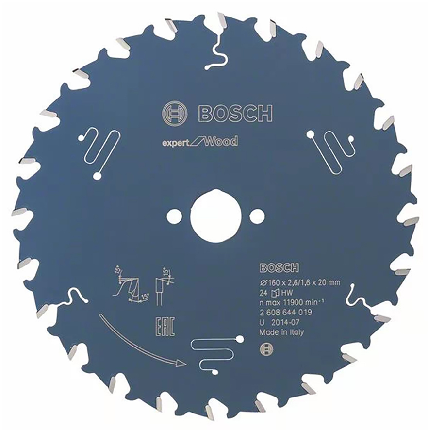 Bosch Kreissägeblatt Expert für Holz, verschiedene Grössen Produktabbildung