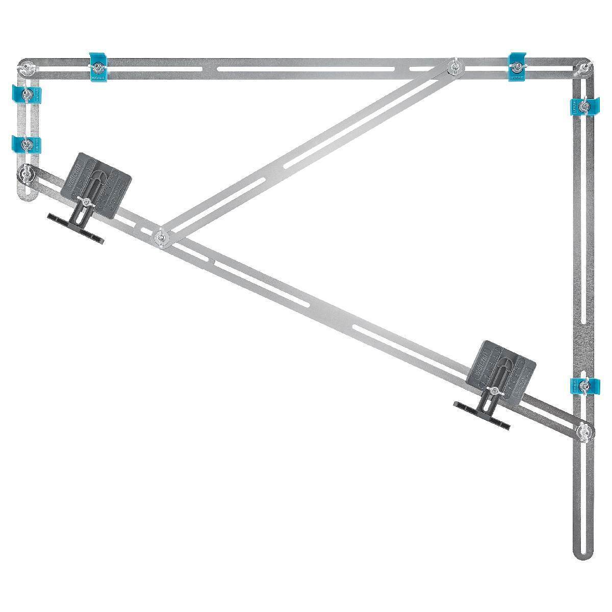 wolfcraft Treppenlehre, zum Aufmessen von Treppenstufen Produktabbildung 1