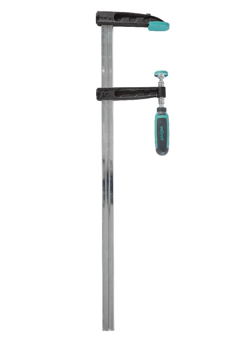 wolfcraft Schraubzwinge PRO, Hohlprofilschiene mit Spannkraft bis 240 Kg, in verschiedenen Maßen Produktabbildung 1