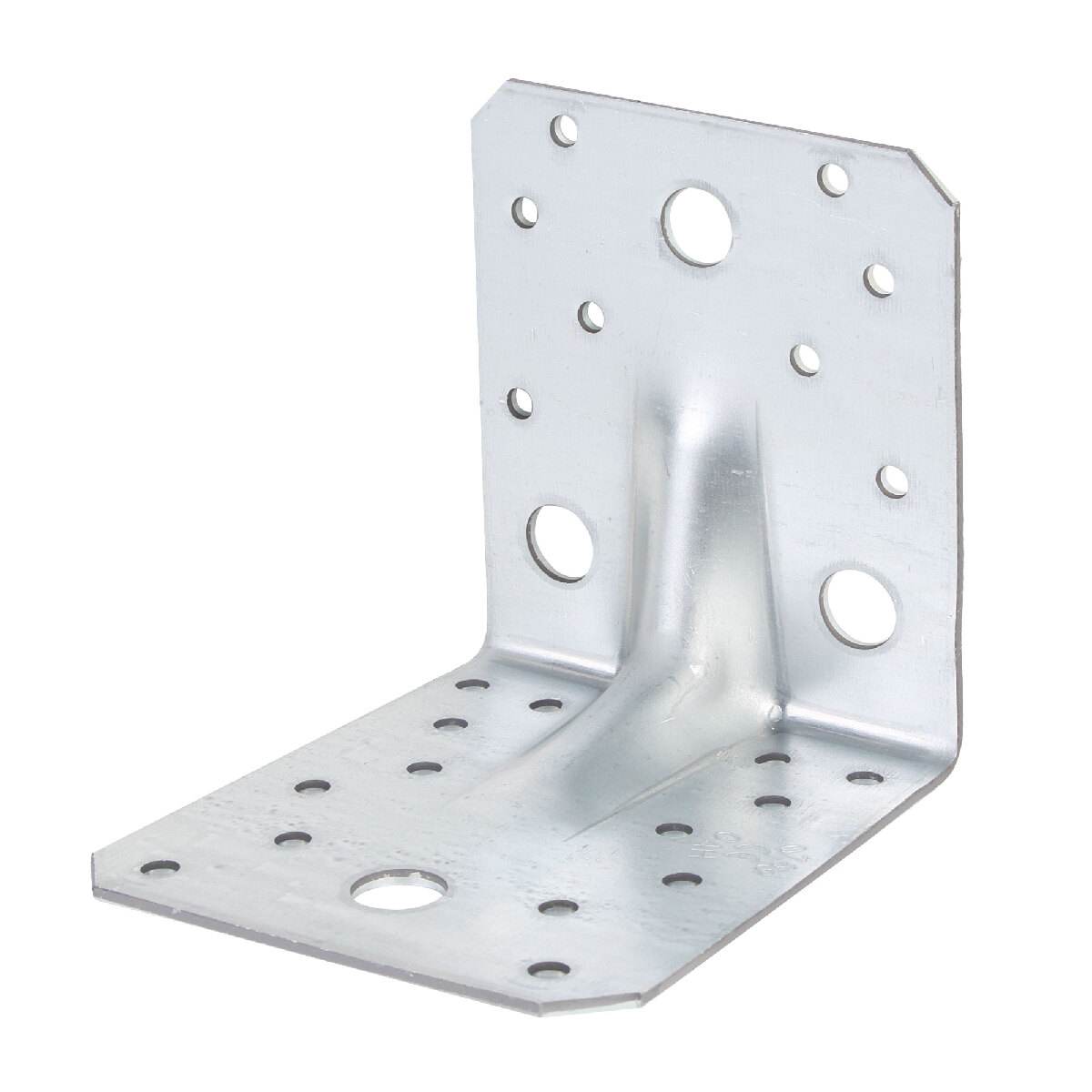 Alberts Schwerlast Winkelverbinder mit Sicke, verzinkt, Holzverbinder, 90 x 90 x 65 mm (25 Stück) Produktabbildung 1