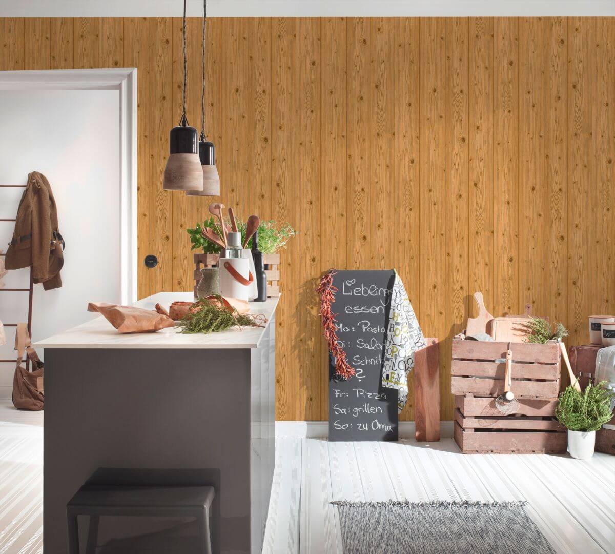 AS Creation Tapete | Holzoptik Braun | Il Decoro