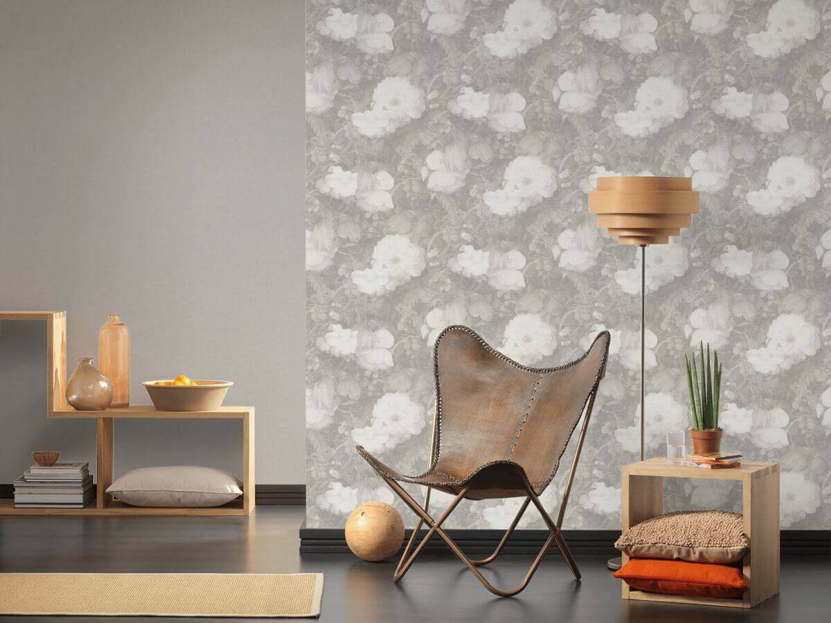 Livingwalls Grau Unifarben Strukturen Vliestapete Metropolitan Stories 369255 Produktabbildung 3
