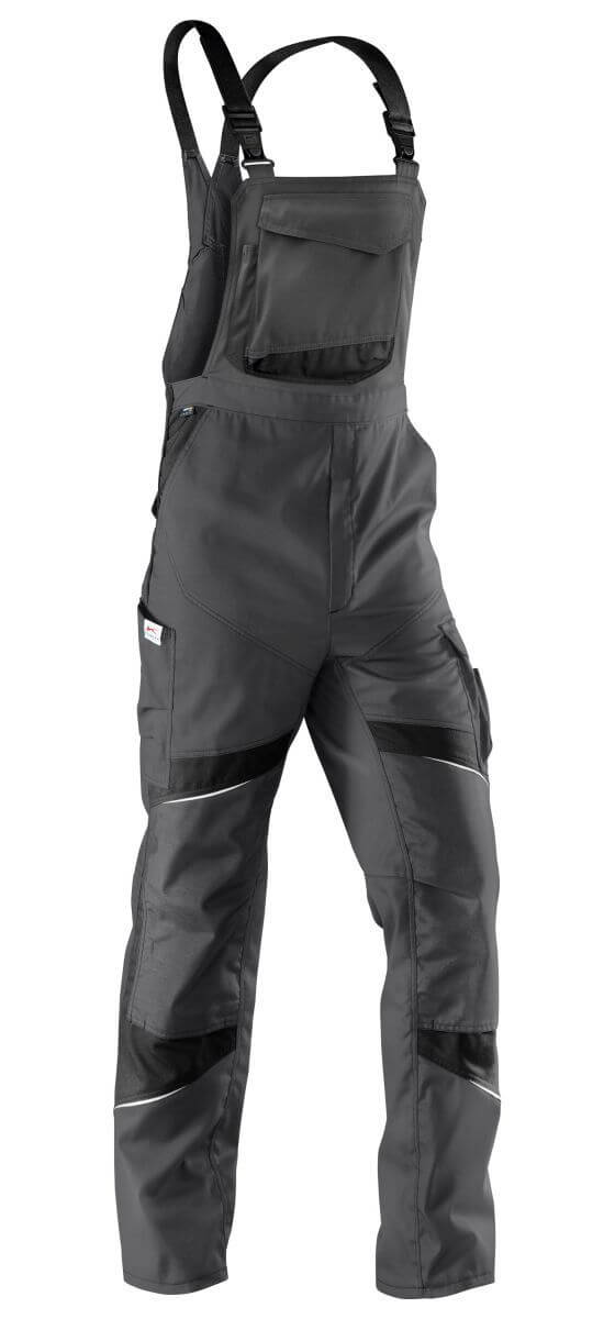 KÜBLER ACTIVIQ Latzhose | Arbeitslatzhose für Herren | Größe 118 | Weiß-Anthrazit Produktabbildung 4