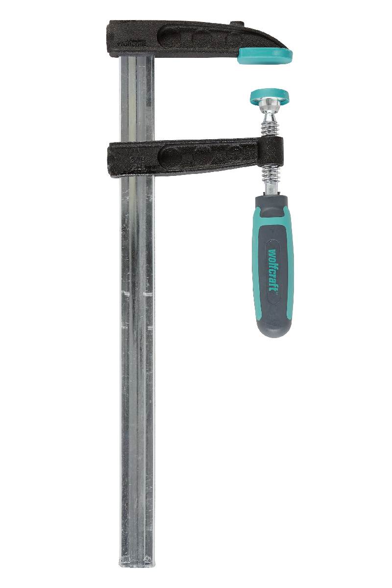 wolfcraft Schraubzwinge PRO, Hohlprofilschiene mit Spannkraft bis 240 Kg, in verschiedenen Maßen Produktabbildung 1