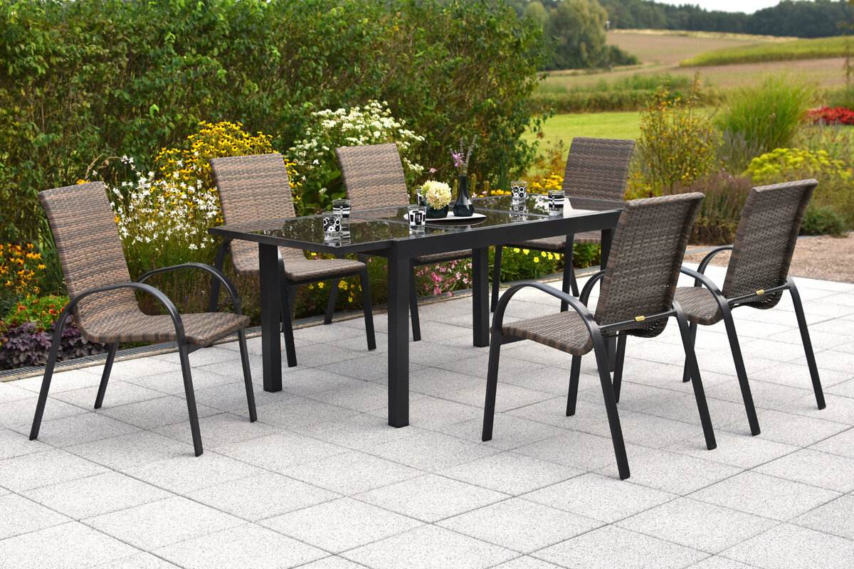41+ Gartenmöbel Set Mit Ausziehtisch, Die sechs sessel lassen sich