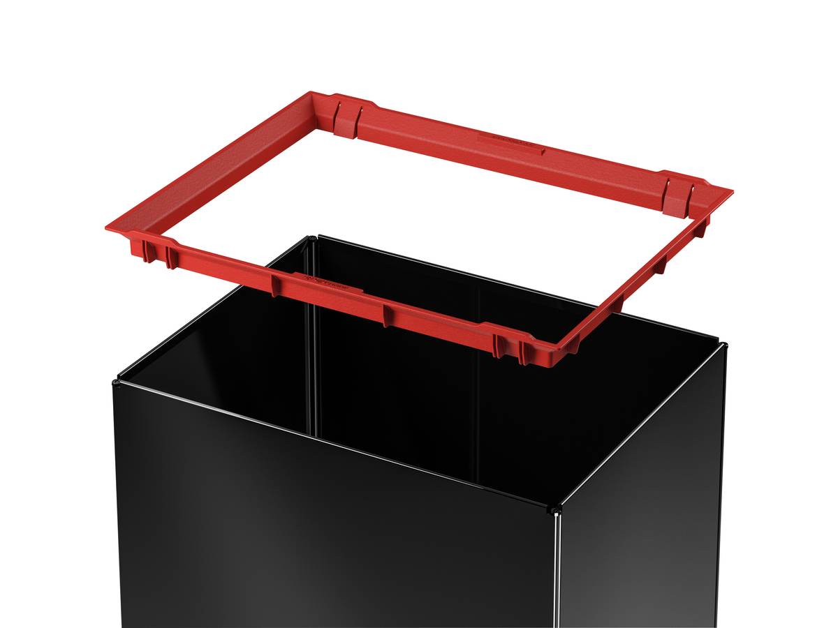 Hailo Big-Box® Swing XL 52L, Grossraum, Abfallbox, Schwingdeckel, Mülleimer, Abfallsammler, Schwarz Produktabbildung 8