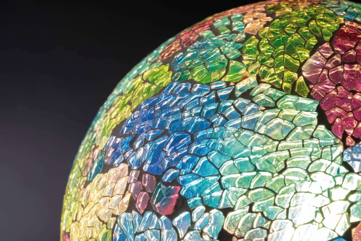 Paulmann LED Globe Ø 130 mm, 5W = 40W, 470 lm, E27, Miracle Mosaic Mix, dimmbar Produktabbildung 7