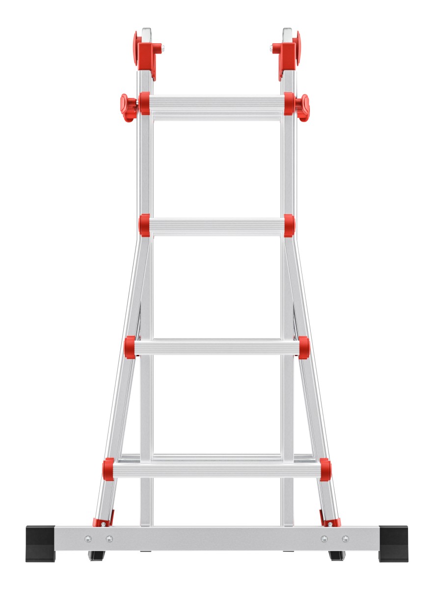 Hailo 2A-Ware M80 Multifunktions-Teleskopleiter, 4x4 Sprossen, zusammenschiebbare Leiter  Alu Produktabbildung 3