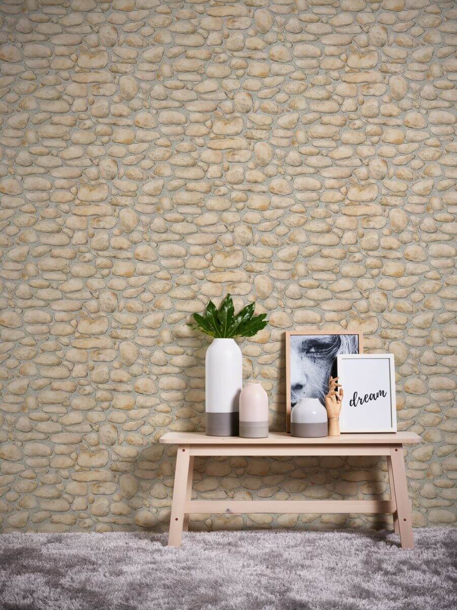 AS Creation Tapete | Steinoptik Braun | Il Decoro