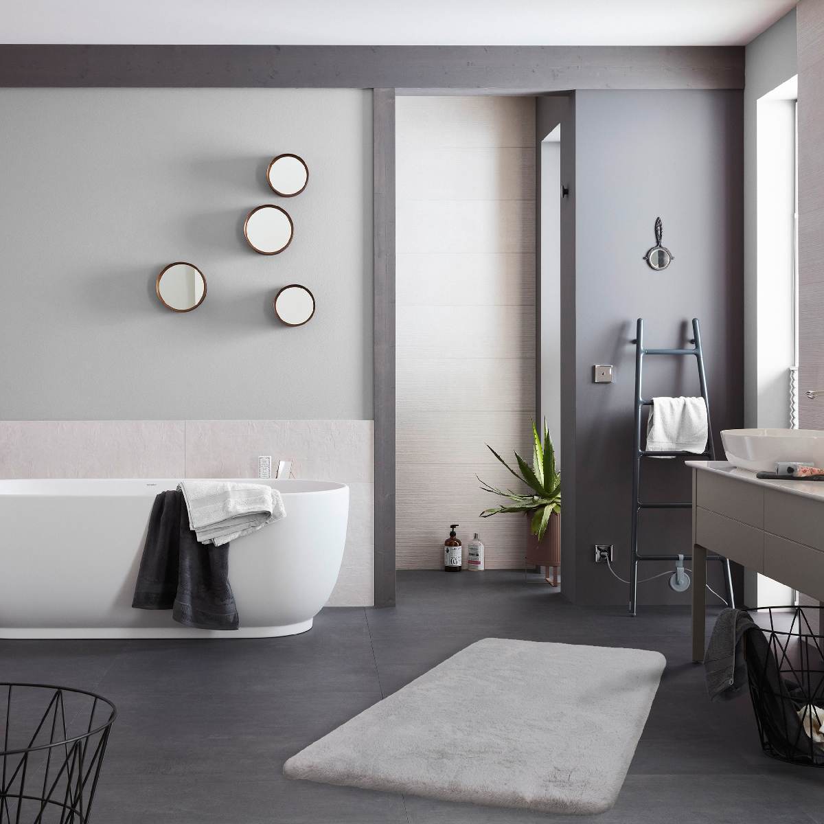 Schöner Wohnen Badmatte Bali | Badteppich weich, waschbar, rutschhemmend | Matte für das Badezimmer Produktabbildung 2