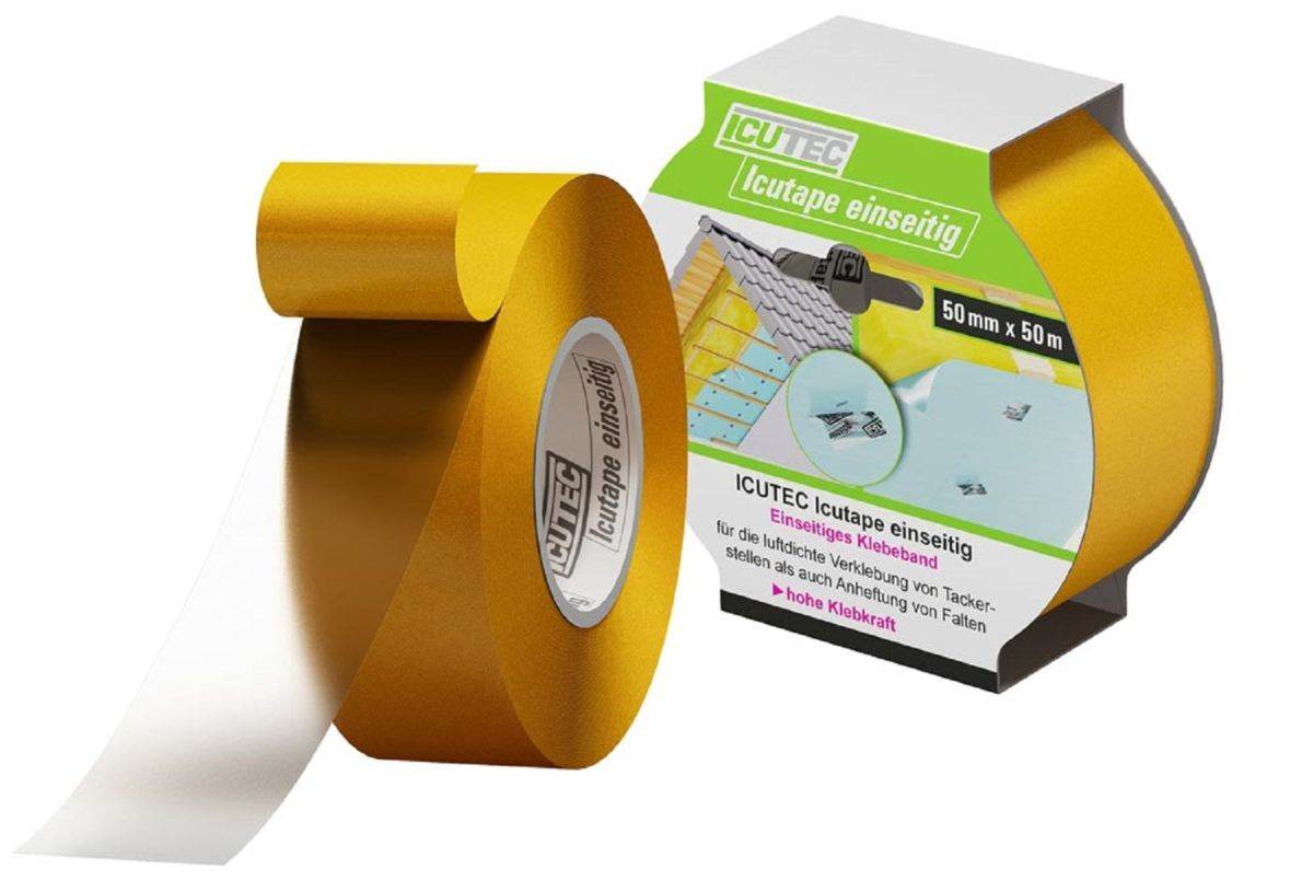 ICUTEC Dampfsperre Vorteilspaket, Dampfsperrfolie, Klebeband, Kleber, 100 m² Produktabbildung 2