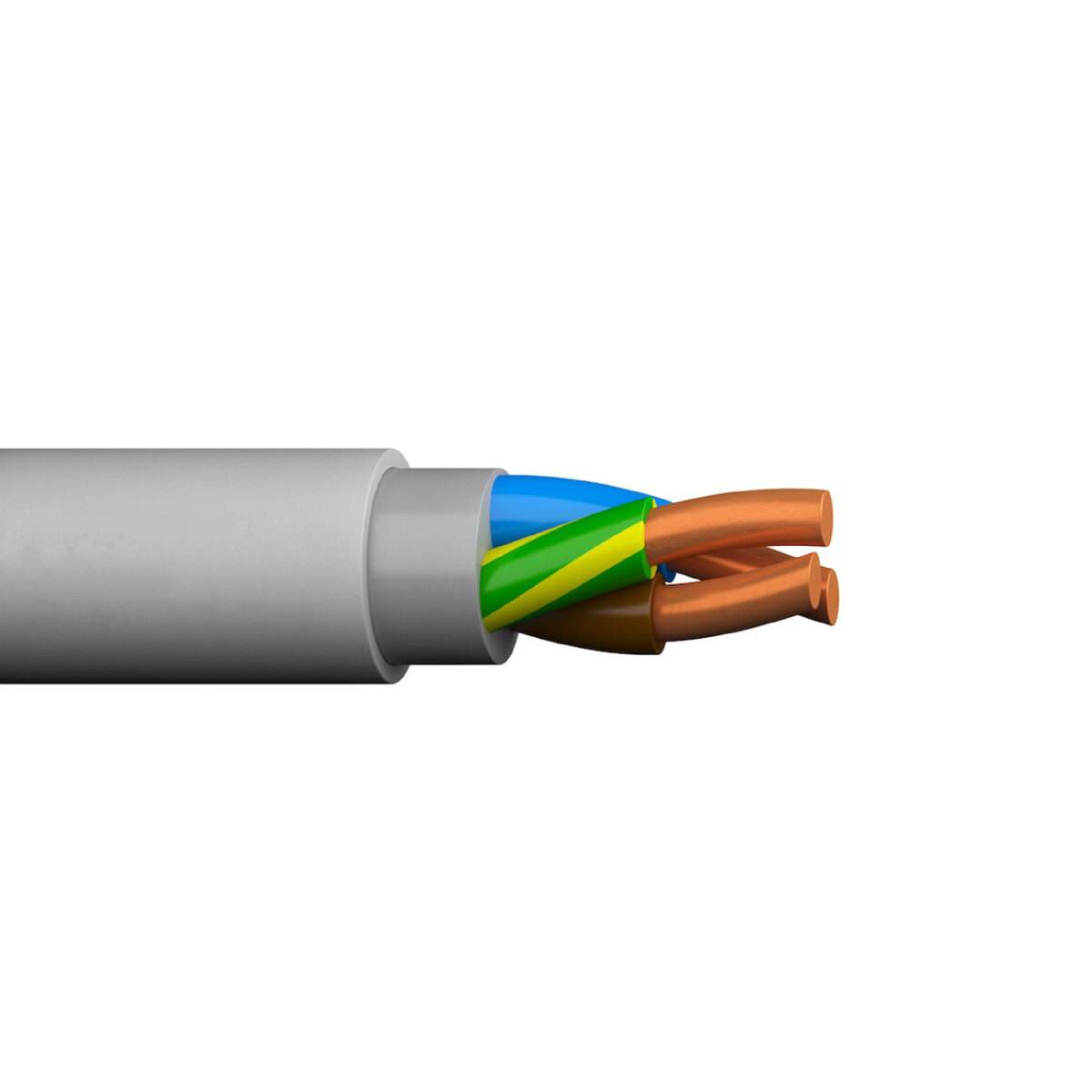 siwitec NYM-Kabel, NYM-J 3 x 1,5 mm2, 10 m Kabelring, Installationskabel, Mantelleitung, Stromkabel Produktabbildung 2