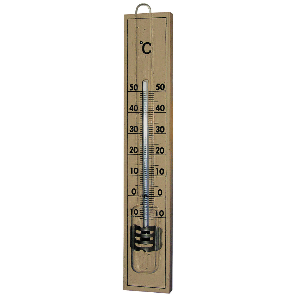 TESTRUT Zimmer Thermometer Holz 20cm Produktabbildung