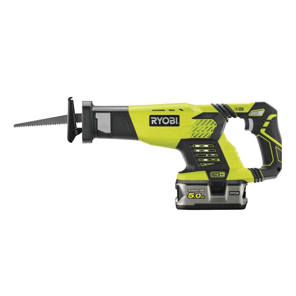 Ryobi Akku-Säbelsäge ONE+ 18 V, 22mm Hublänge, Universalsäge, ohne Akku RRS1801M Produktabbildung 2