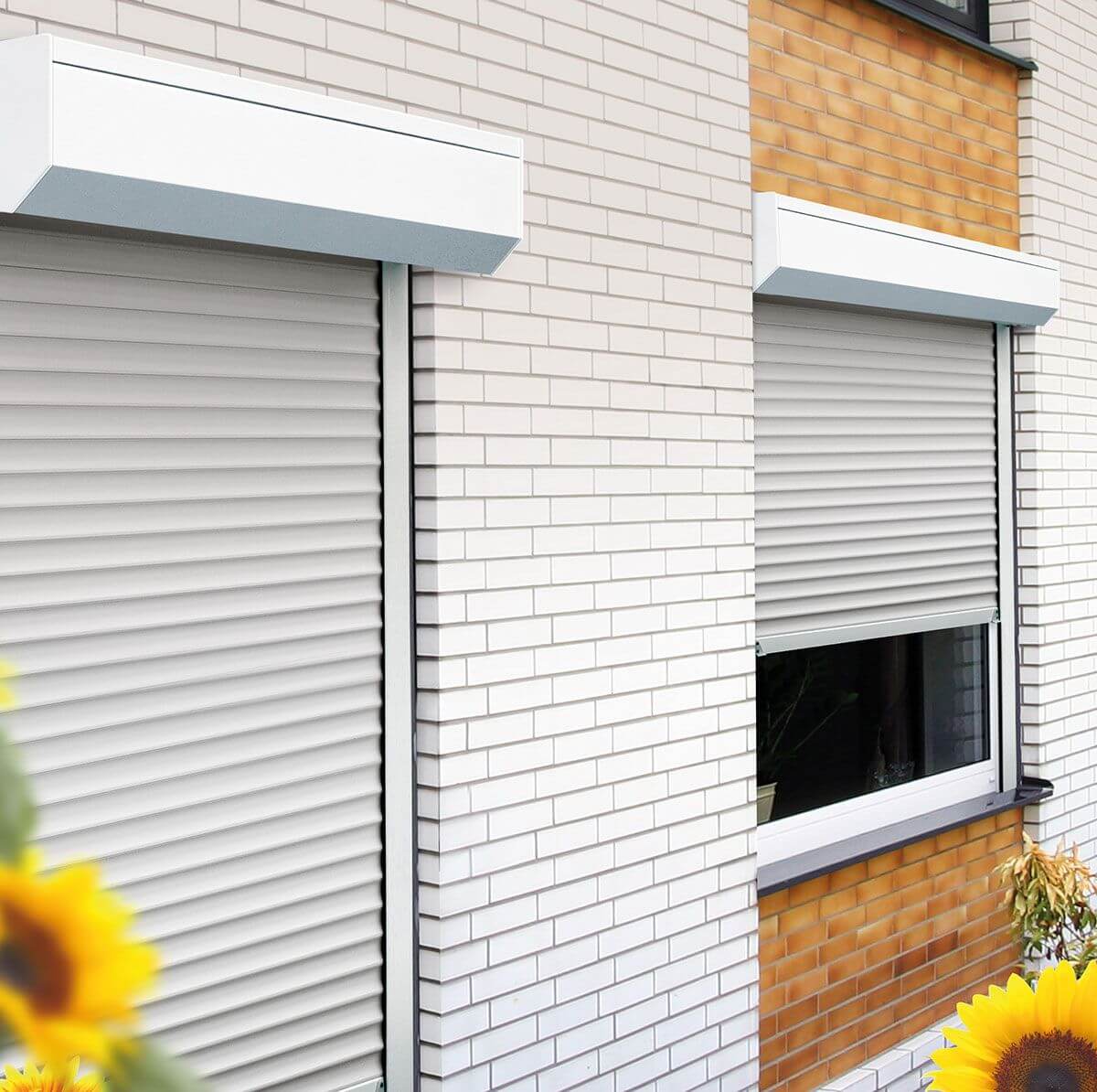 Schellenberg Vorbaurolladen Komplett-Set für Fenster, Höhe & Breite kürzbar, System Mini, 80x100 cm Produktabbildung 3