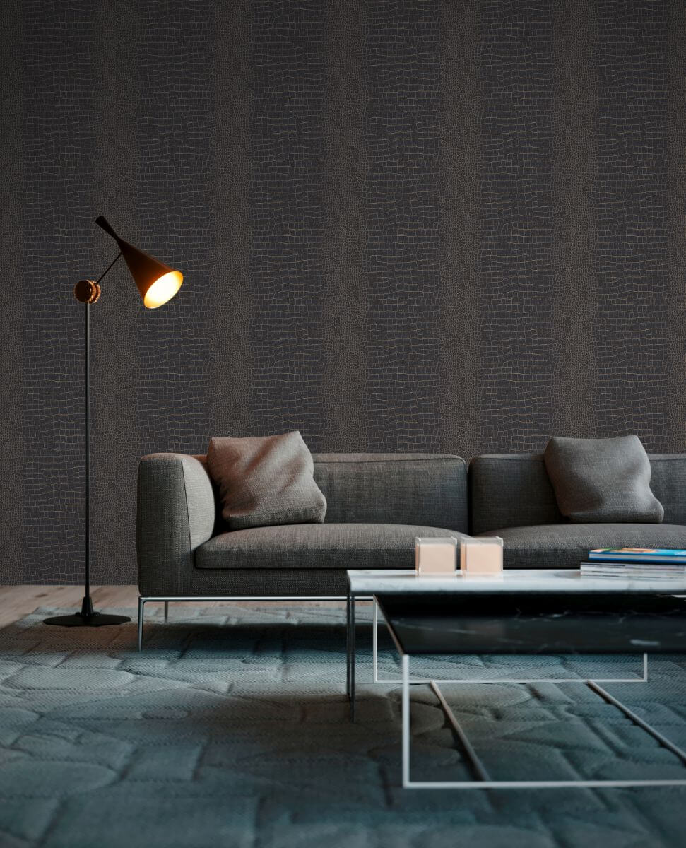 AS Creation Tapete | Vintagetapeten Metallic Schwarz | Trendwall Produktabbildung 7