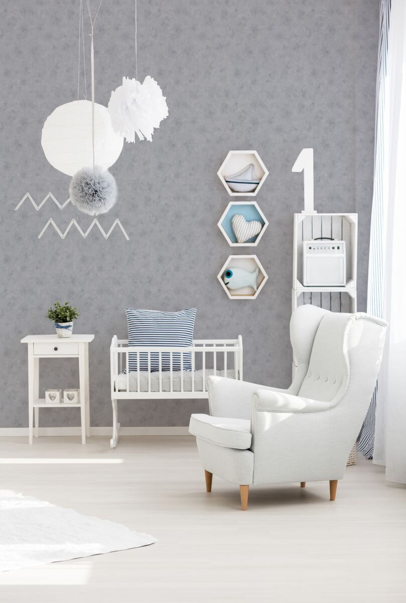 AS Creation Tapete | Einfarbige Tapete Grau | Boys & Girls 6 Produktabbildung 5
