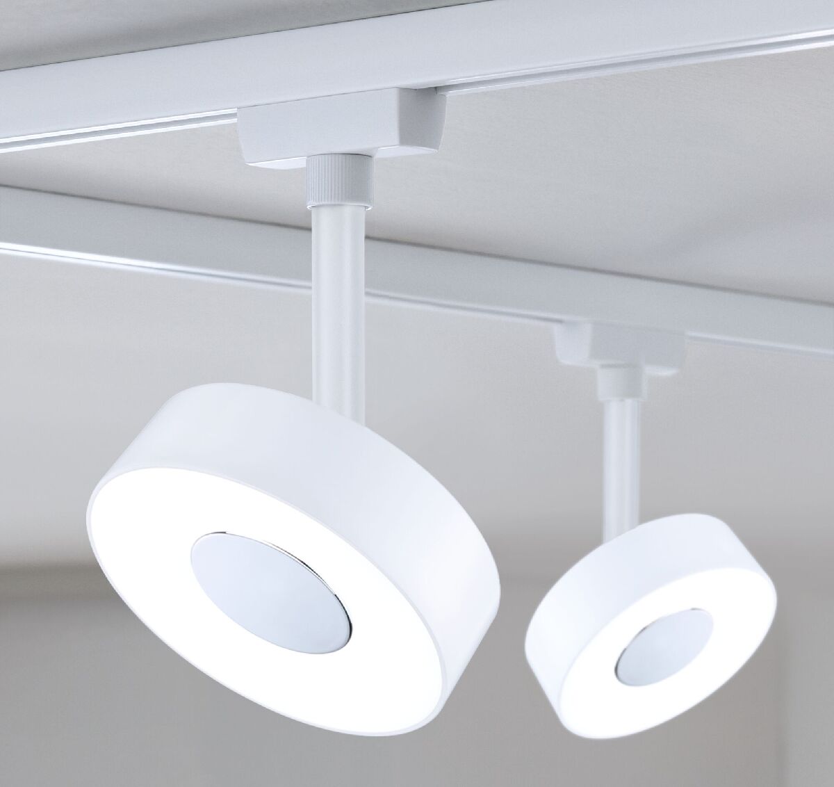 Paulmann URail LED Spot Circle, Schienensystem inkl Leuchtmittel, Warmweiß, Deckenlampe, Signalweiß Bild 7 Paulmann URail LED Spot Circle, Schienensystem inkl Leuchtmittel, Warmweiß, Deckenlampe, Signalweiß Produktabbildung 7